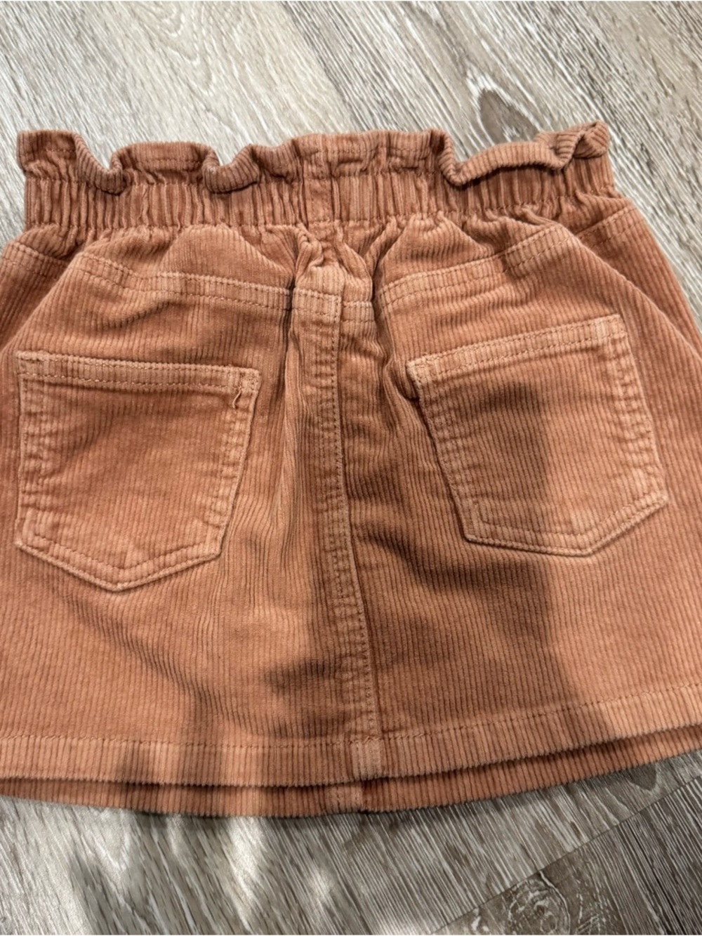Zara & H&M 💖 Girls Corduroy Skirt Duo in Rust and Tan - Picture 7 of 10